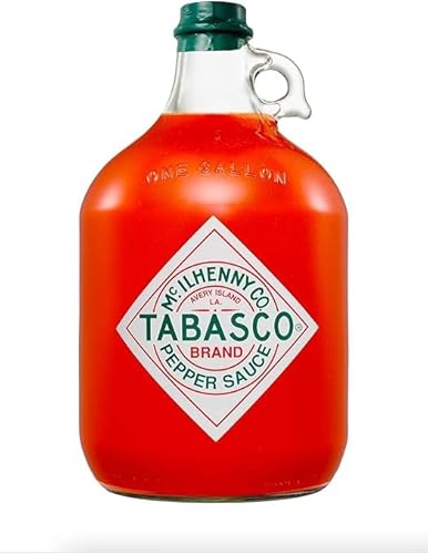 Tabasco Original Red Pepper Sauce (3.780 ML) Gallone - Die weltbekannte rote hot chilli sauce mit seinem unverwechselbaren Geschmack in der größten Flasche, die es im Handel gibt. von TABASCO