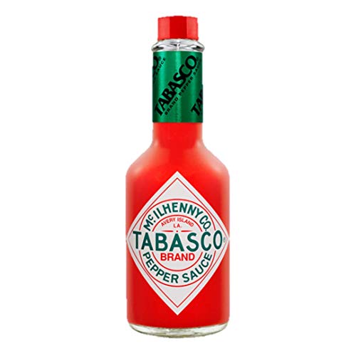 Tabasco Pepper Sauce - 350 ml / 0,35 Liter Glasflasche - original - 100% natürliche Zutaten - scharfe Chili-Sauce von TABASCO