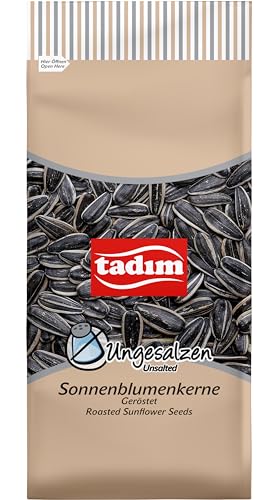 TADIM Geröstete und ungesalzene Sonnenblumenkerne 270 gr. (12 Packungen im Karton) von TADIM