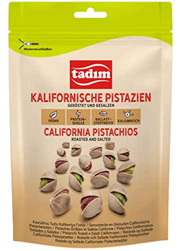 TADIM Kalifornische Pistazien | Geröstet und gesalzen | 10 Packungen in einem Karton (10 x 150 g) von TADIM
