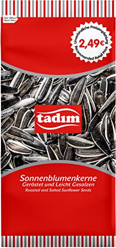 TADIM Schwarze Sonnenblumenkerne 270 gr. geröstet und leicht gesalzen (12 Packungen im Karton) von TADIM