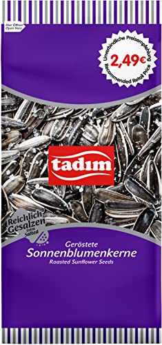 Tadim Schwarze Sonnenblumenkerne 270 gr. geröstet und reichlich gesalzen (12 Packungen im Karton), 2.04 kilograms von Tadim