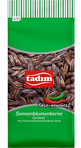 TADIM Sonnenblumenkerne mit Taco-Gewürz 270 gr. geröstet (12 Packungen im Karton) von TADIM
