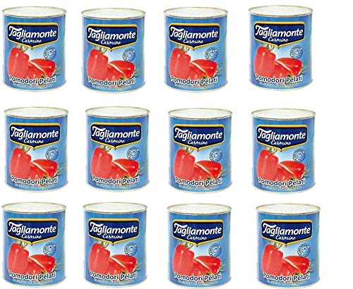 12x TAGLIAMONTE Pomodori Pelati geschälte Tomaten sauce aus Italien dose 800g von TAGLIAMONTE