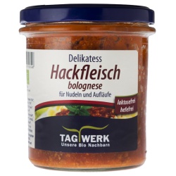 Delikatess-Hackfleisch-Bolognese aus Bayern Delikatess-Hackfleisch-Bolognese aus Bayern von TAGWERK