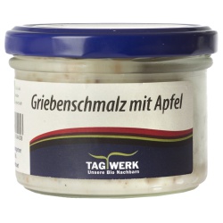 Griebenschmalz mit Äpfeln aus Bayern von TAGWERK