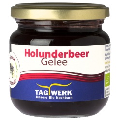 Holunderbeeren-Fruchtgelee aus Bayern Holunderbeeren-Fruchtgelee aus Bayern von TAGWERK