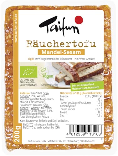 Taifun Bio Räuchertofu Mandel-Sesam (6 x 200 gr) von Taifun