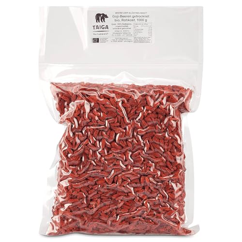 Köstliche Bio Goji-Beeren, Roh & Natürlich | TAIGA Naturkost- Premium Goji-Beeren Bio, 1000g Köstliche Bio Goji-Beeren, Roh & Natürlich | TAIGA Naturkost- Premium Goji-Beeren Bio, 1000g von TAIGA NATURKOST