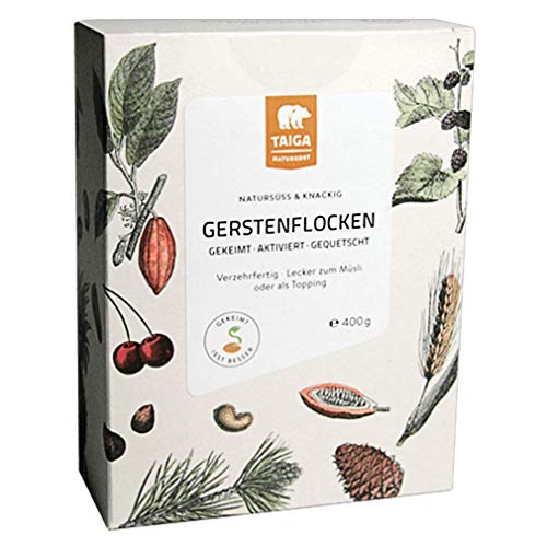 TAIGA Naturkost - Premium Bio Gerstenflocken, angekeimt & roh, 400 g TAIGA Naturkost - Premium Bio Gerstenflocken, angekeimt & roh, 400 g von TAIGA NATURKOST