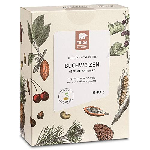 Taiga Naturkost - Bio Buchweizen gekeimt, glutenfrei, vegan, proteinreich, nährstoffreich, BPA-frei, fettarm - 400 g Taiga Naturkost - Bio Buchweizen gekeimt, glutenfrei, vegan, proteinreich, nährstoffreich, BPA-frei, fettarm - 400 g von TAIGA NATURKOST