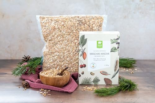 Taiga Naturkost - Maschas Kascha Basis-Müsli gekeimt - Bio - 1000 g – Grundmischung fürs Frühstück von TAIGA NATURKOST