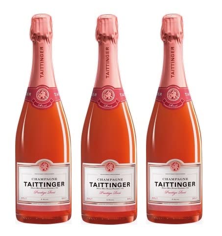 3x 0,75l - Champagne Taittinger - Brut Prestige Rosé - Champagne A.O.P. - Frankreich - Rosé-Champagner brut von TAITTINGER CHAMPAGNE
