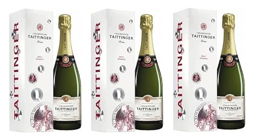 3x 0,75l - Champagne Taittinger - Brut Réserve - in GP - Champagne A.O.P. - Frankreich - Champagner brut von TAITTINGER CHAMPAGNE