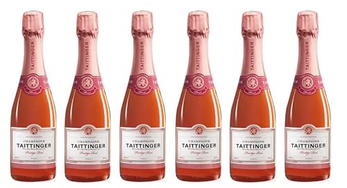 6x 0,375l - Champagne Taittinger - Brut Prestige Rosé - HALBE - Champagne A.O.P. - Frankreich - Rosé-Champagner brut von TAITTINGER CHAMPAGNE