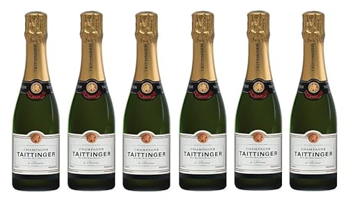 6x 0,375l - Champagne Taittinger - Brut Réserve - halbe - Champagne A.O.P. - Frankreich - Champagner brut von TAITTINGER CHAMPAGNE