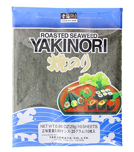 TAKAOKAYA YAKINORI Seetang Getrocknet und Geröstet Standard 25g TAKAOKAYA YAKINORI Seetang Getrocknet und Geröstet Standard 25g von Takaokaya