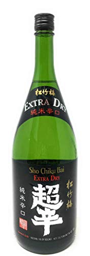 [ 1,5 Liter ] TAKARA Sho Chiku Bai Extra Dry Junmai Sake / alkoholhaltiges Getränk aus Reis 15% alc./vol. von Sho Chiku Bai