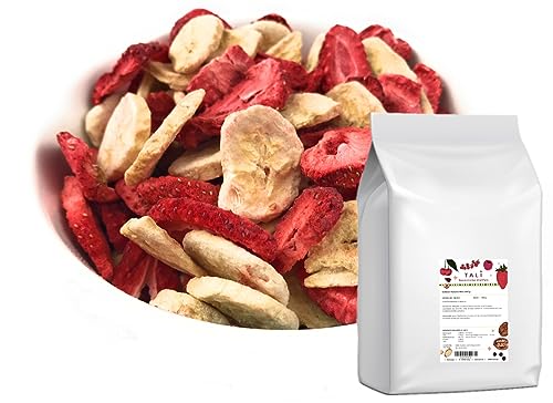 TALI Erdbeer-Banane-Mix 1000 g - gefriergetrocknete Früchte von TALI