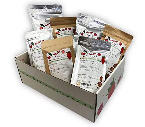 TALI Geschenkbox Fruchtvielfalt - 7 Sorten gefriergetrocknete Früchte TALI Geschenkbox Fruchtvielfalt - 7 Sorten gefriergetrocknete Früchte von TALI