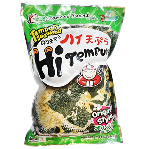 10x40g Taokaenoi Tempura Seetangblätter knusprig 10x40g Taokaenoi Tempura Seetangblätter knusprig von TAOKAENOI BRAND