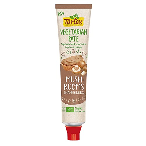 Organic Mushroom Pate Tubes - 200g von TARTEX VEGETABLE PATE