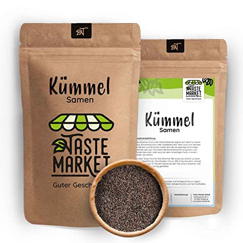 1 kg Kümmel ganz Kümmelsamen | Kümmel ganz | Gewürze | Brotgewürz | Kümmeltee von TASTE MARKET Guter Geschmack