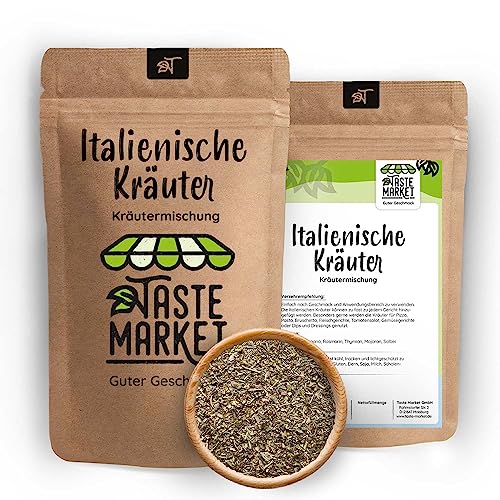 10 kg Italienische Kräuter | mediterrane Gewürzmischung | Kräutermischung | Universal Gewürz für Pizza, Pasta und Saucen | Taste Market von TASTE MARKET Guter Geschmack