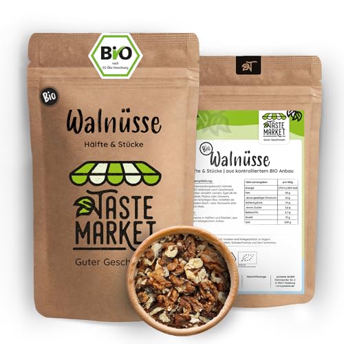 100 g BIO Walnusskerne | Bruch und Viertel | kontrolliert biologischen Anbau | Naturprodukt | TASTE MARKET 100 g BIO Walnusskerne | Bruch und Viertel | kontrolliert biologischen Anbau | Naturprodukt | TASTE MARKET von TASTE MARKET Guter Geschmack