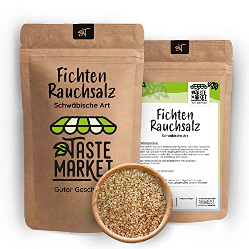 100 g Fichten Rauchsalz | Black Forest | Geräuchertes Salz | würzig-rauchiges Aroma | Meersalz | Tannen- und Buchengemisch | Gewürz | Taste Market 100 g Fichten Rauchsalz | Black Forest | Geräuchertes Salz | würzig-rauchiges Aroma | Meersalz | Tannen- und Buchengemisch | Gewürz | Taste Market von TASTE MARKET Guter Geschmack