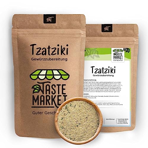 100 g Tzatziki Gewürz | griechische Gewürzmischung für Joghurt & Quark | ohne Zusätze | Taste Market von TASTE MARKET Guter Geschmack