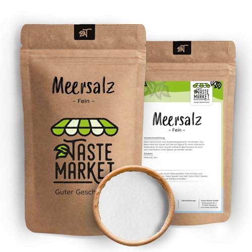 200 g Meersalz fein | griechisches Meersalz | für den Salzstreuer | 100% natürlich 200 g Meersalz fein | griechisches Meersalz | für den Salzstreuer | 100% natürlich von TASTE MARKET Guter Geschmack