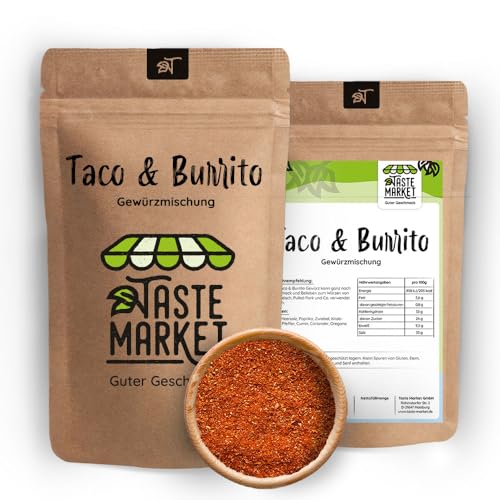 25 kg Taco und Burrito Gewürz - Gewürzmischung - mexikanischer Street-Food-Klassiker - Taco Gewürz - Taste Market 25 kg Taco und Burrito Gewürz - Gewürzmischung - mexikanischer Street-Food-Klassiker - Taco Gewürz - Taste Market von TASTE MARKET Guter Geschmack