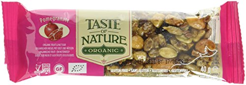 Taste of Nature Müsliriegel Organic Persian Pomegranate Garden, 4er Pack (4 x 40 g) - Bio von TASTE OF NATURE ORGANIC