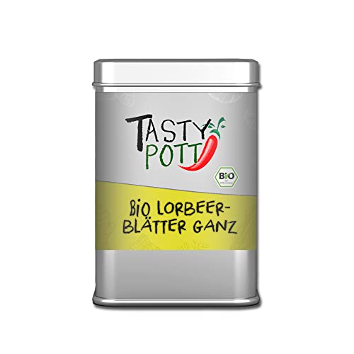 Tasty Pott Basisgewürze I Basic I Gewürze I Gewürzmischungen I Spices I Pulver I Würzig I Geschmack (Bio Lorbeerblätter ganz 5g) von TASTY POTT