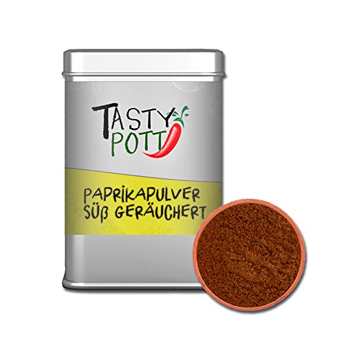 Tasty Pott Basisgewürze I Basic I Gewürze I Gewürzmischungen I Spices I Pulver I Würzig I Geschmack (Paprika Pulver 100g geräuchert) von TASTY POTT