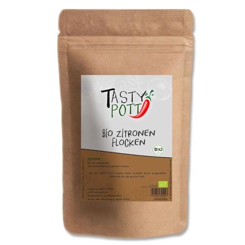 Tasty Pott Bio Zitronenflocken 1000g Beutel | Kochen & Backen | Geschmack Genuss | Zitrone zitronig | Kuchen Muffins backen fruchtig sauer süß | Vorteilspackung Vorrtasbeutel Tasty Pott Bio Zitronenflocken 1000g Beutel | Kochen & Backen | Geschmack Genuss | Zitrone zitronig | Kuchen Muffins backen fruchtig sauer süß | Vorteilspackung Vorrtasbeutel von TASTY POTT