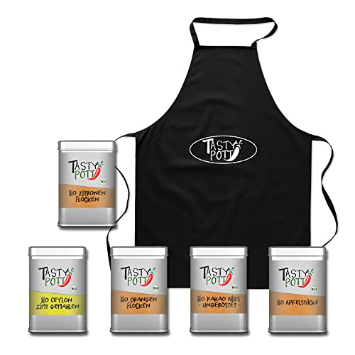 Tasty Pott Gewürz-Sets - Gewürze für jede Küche I Kräuter I Kräutermischungen I Gewürzdose I Gewürzmischungen I Geschenk I Geschenksets I Bio Gewürze I Kochschürze (Set 11 Bio Frühstücksgewürze) von TASTY POTT