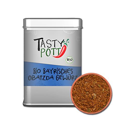 Tasty Pott Gewürzmischungen 1 I Gewürze I Spices I Kräutermischungen I Kräuter I Würzen I Gewürzpulver (Bio Bayrisches Obatzda Gewürz 100g) von TASTY POTT