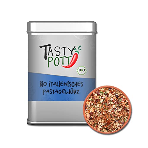 Tasty Pott Gewürzmischungen 1 I Gewürze I Spices I Kräutermischungen I Kräuter I Würzen I Gewürzpulver (Bio italienisches Pastagewürz 100g) von TASTY POTT