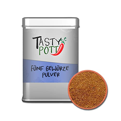 Tasty Pott Gewürzmischungen 2 I Gewürze I Kräuter Mix I Herbs I Spices I Tofu I Gemüse I Aromatisch (Fünf Gewürze Pulve 80g) von TASTY POTT