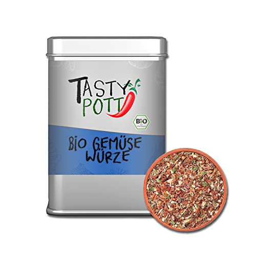 Tasty Pott Gewürzmischungen 2 I Gewürze I Kräuter Mix I Herbs I Spices I Tofu I Gemüse I Aromatisch (Bio Gemüse Würze 70g) von TASTY POTT