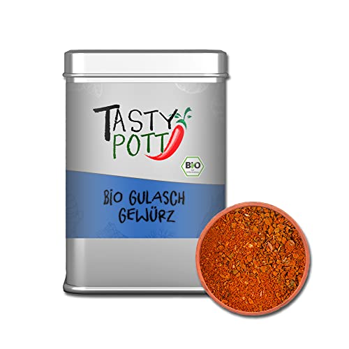 Tasty Pott Gewürzmischungen 2 I Gewürze I Kräuter Mix I Herbs I Spices I Tofu I Gemüse I Aromatisch (Bio Gulasch Gewürz 100g) von TASTY POTT