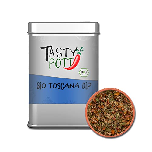 Tasty Pott Gewürzmischungen 3 I Gewürze I Kaffeegewürz I Smoothie I Kräutermischungen I Dip I Soße (Bio Toscana Dip 75g) von TASTY POTT