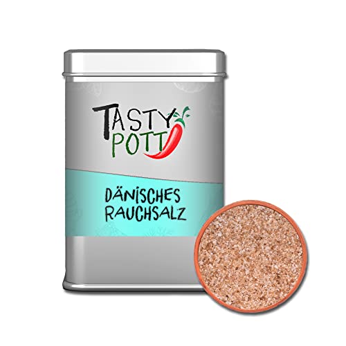 Tasty Pott Salze I Salzmischungen I Salz I Meersalz I Seasalt I Salt I Salty I Gewürze I Würzen I Kochen (Dänisches Rauchsalz 150g) von TASTY POTT