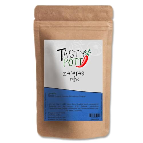 Tasty Pott Za´atar Mix Kilobeutel | Gewürze | Gewürzmischung | Orientalische Küche | Mit Sesam | Würzig kochen | Kräuter | 1000g Beutel von TASTY POTT