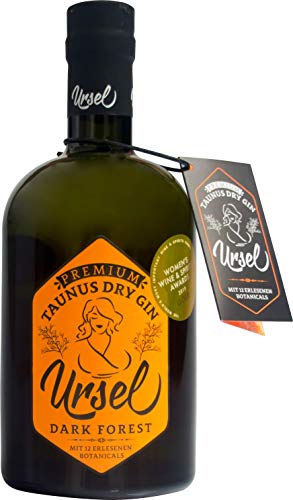 Premium Taunus Dry Gin"Ursel" Dark Forest - Harmonischer Gin mit frischen Wald- und Zitrusnoten – London Dry Gin Tradition von TAUNUS-GIN