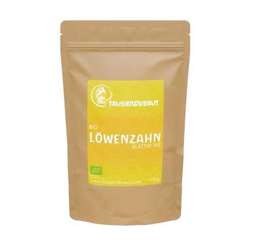Löwenzahnblätter Tee BIO (100g) Löwenzahnblätter geschnitten & getrocknet – aus kontrolliert biologischem Anbau – naturbelassen & aromatisch von Tausendkraut von TAUSENDKRAUT FÜR MEHR LEBENSQUALITÄT!