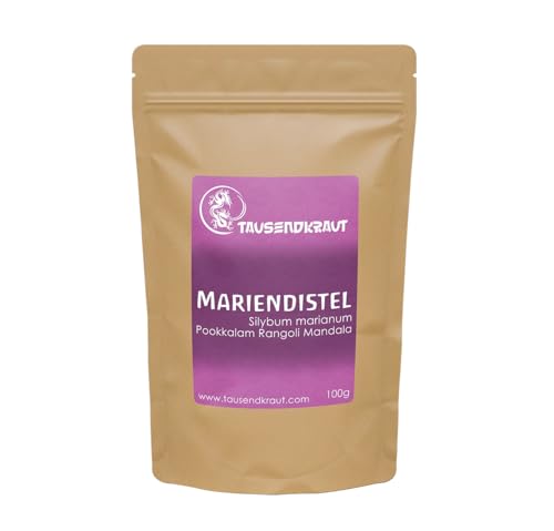 Mariendistelsamen Pulver Mandala k.b.A. (100g) – Pookkalam Rangoli – Natürlich & unbehandelt von Tausendkraut von TAUSENDKRAUT FÜR MEHR LEBENSQUALITÄT!