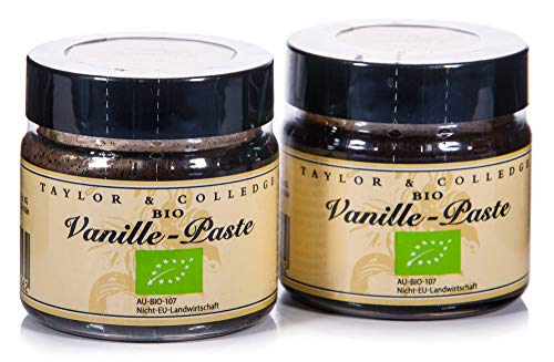 Taylor & Colledge Bio-Vanille-Paste (DE-ÖKO-006) 2x65g Doppelpack von Taylor & Colledge